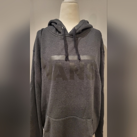 Vans | Dark Grey and Black Logo Hoodie Size Large - Picture 6 of 10